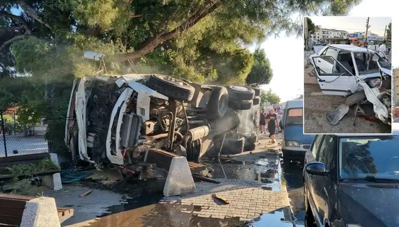 Freni Patlayan Kamyon, Trafik Işığında Otomobilleri Biçti: Can Pazarı Ortaya Çıktı!