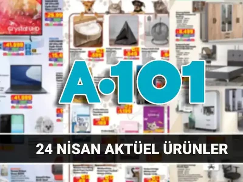 24 Nisan A101 Aktüel Kataloğu: Ev Gereçlerinden Mobilyaya, Her Şey Burada!