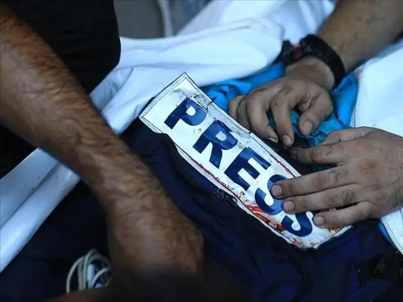 Gazze'de Öldürülen Gazetecilerin Sayısı Yükseliyor
