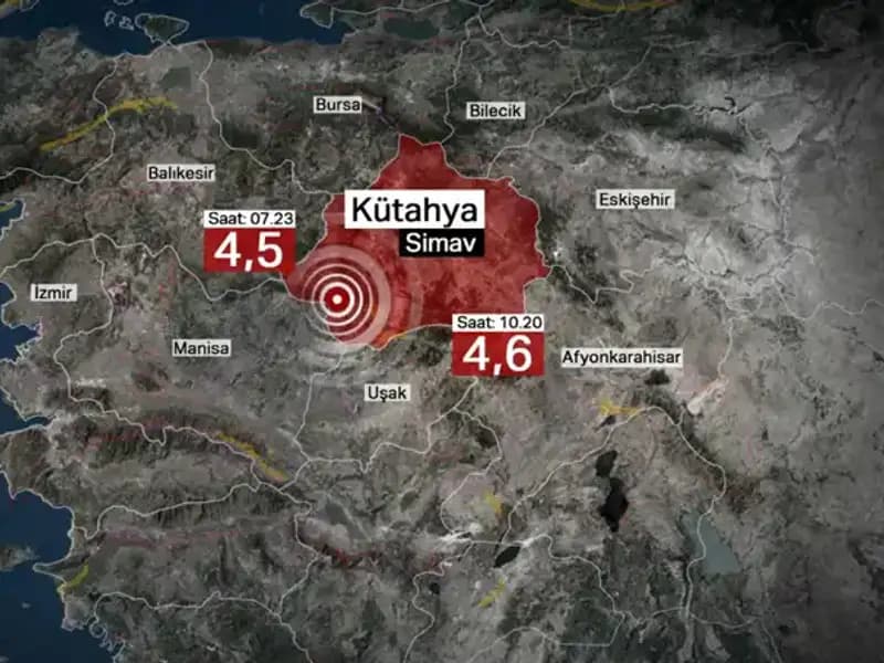 Kütahya'da Art Arda Gelen Depremler: İki İlçede Okullar Tatil Edildi