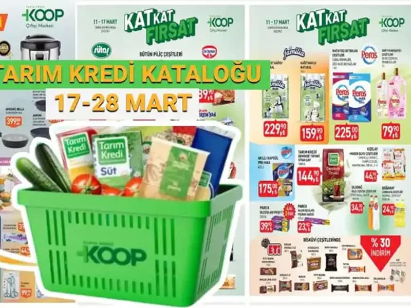 20-27 Mart Tarım Kredi Kooperatif Marketleri İndirimli Ürünleriyle Alışveriş Keyfi