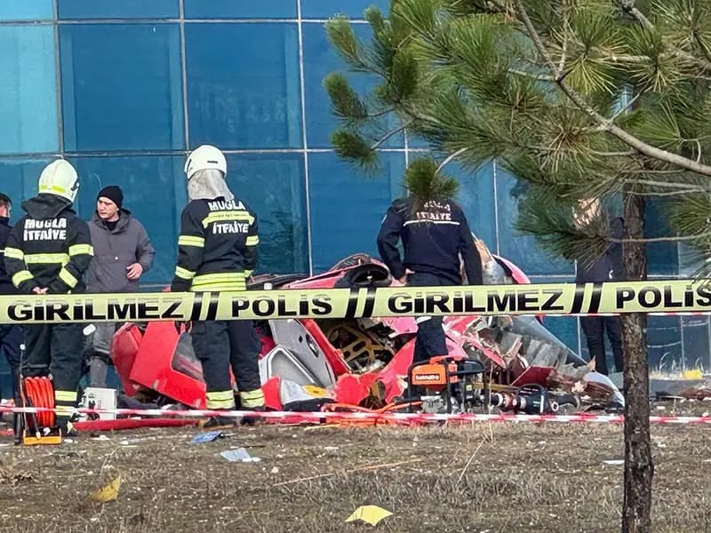 Muğla'da Ambulans Helikopter Düştü: 4 Ölü