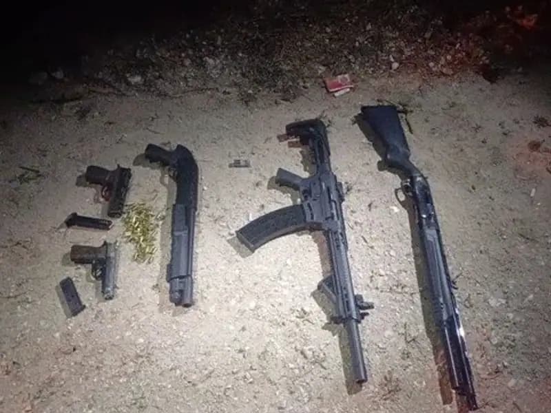 Şüphe üzerine durdurulan araçtan cephanelik çıktı