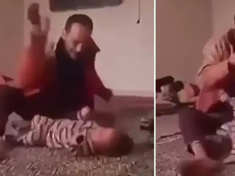 Çocuklarına Şiddet Uygulayan Baba, Duygusal Tepkilerle Tutuklandı