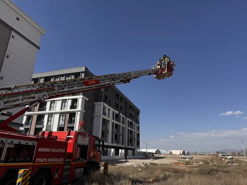 Aksaray'da Şarj Aletinin Patlaması Yangın Çıkardı