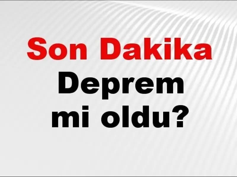 Ankara'da 4.1 Büyüklüğünde Deprem: Son Durum ve Detaylar