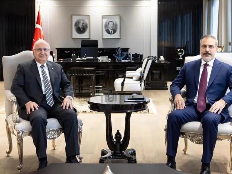 İçişleri Bakanı Güler ve Milli İstihbarat Teşkilatı Başkanı Fidan Toplantıda Buluştu