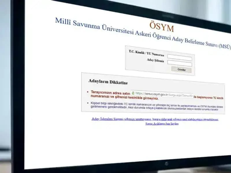 2025 MSÜ Sınav Sonuçları Açıklandı mı? ÖSYM AİS Üzerinden Sorgulama Nasıl Yapılır?