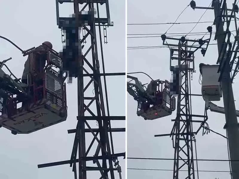 Bursa'da Hırsızlık İçin Çıktığı Elektrik Direği Hayatına Mal Oldu