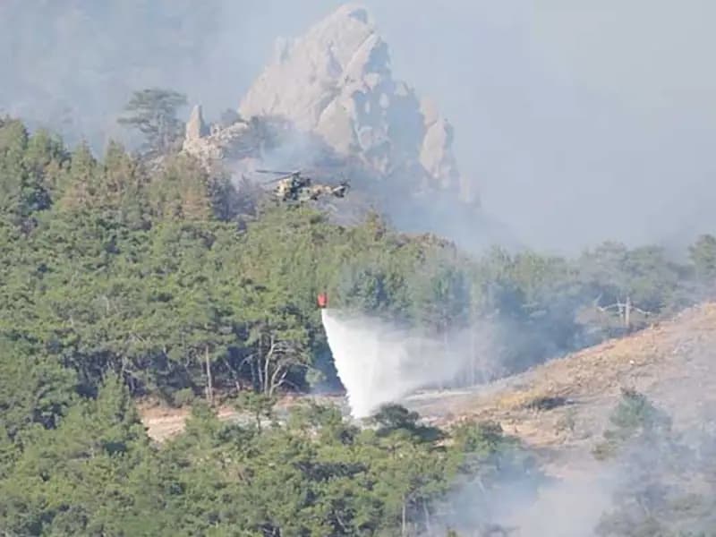 Türkiye yangınlarla savaşıyor: 5 bölgede söndürme çalışması