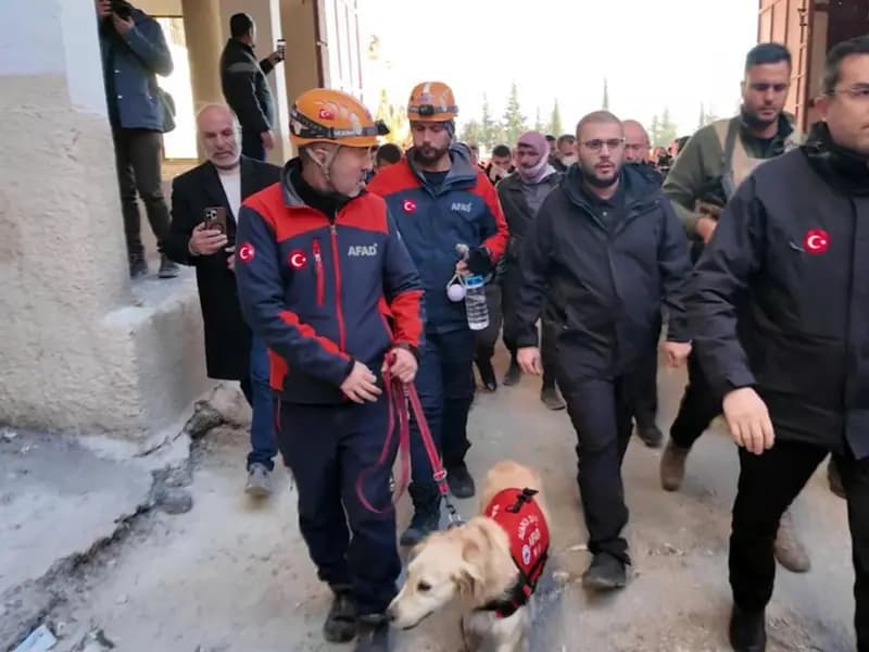 AFAD, Sednaya Hapishanesi'nde Çalışmalarını Sürdürüyor