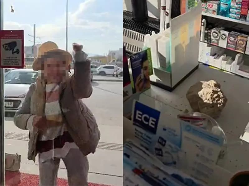 Kayseri'de Fark Ücreti Tartışması Eczaneyi Taşla Hedef Aldı