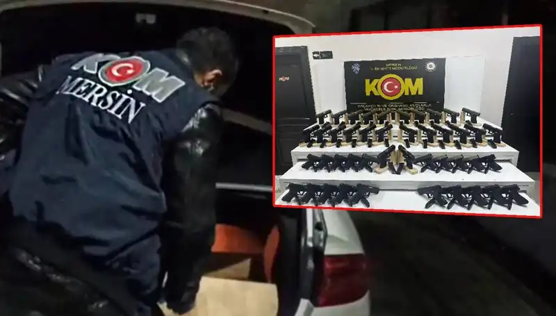 Mersin'de Şok Baskın: Otomobil Değil, Silah Deposuna Dönüşen Araçlar
