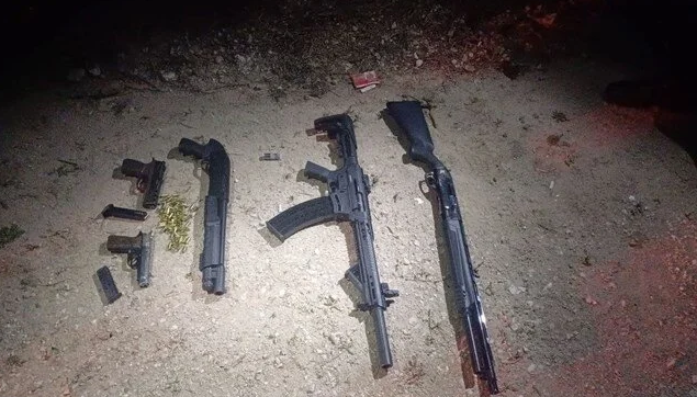Şüphe üzerine durdurulan araçtan cephanelik çıktı
