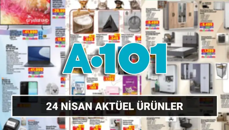 24 Nisan A101 Aktüel Kataloğu: Ev Gereçlerinden Mobilyaya, Her Şey Burada!