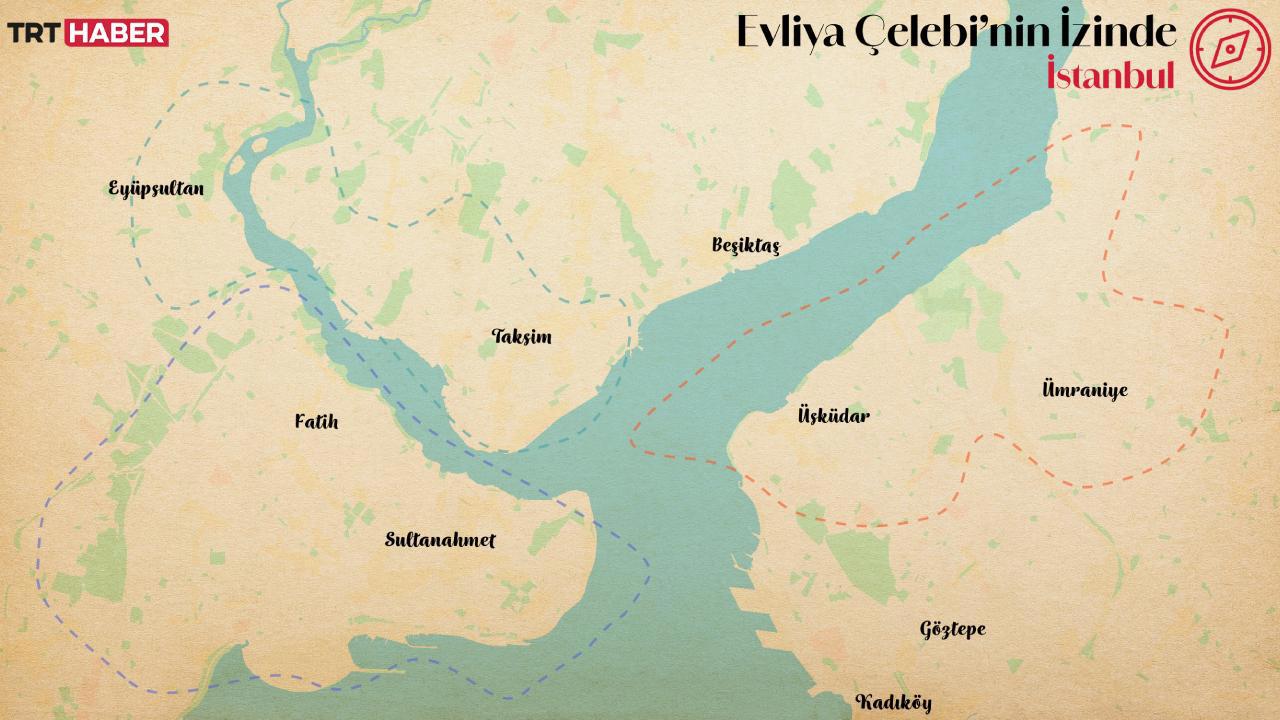 ul sokaklarına Evliya Çelebi'nin izlerini sürmek için bir keşif turuna çıkın.