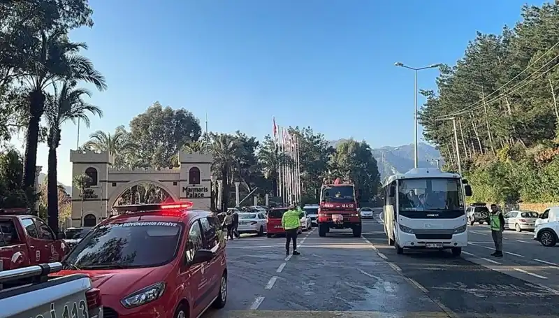 Muğla'daki Lüks Oteldeki Yangın, Tüm Tatilcilere Korku Dolu Anlar Yaşattı