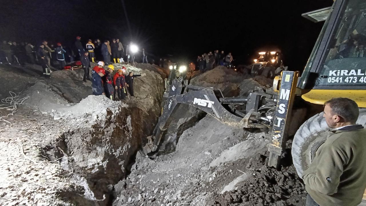 Amasya'da Sondaj Çalışması Sırasında Göçük Oluştu