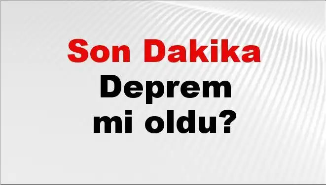 Muğla'da Son Dakika Deprem! Ayrıntılar ve Tüm Bilgiler Burada!
