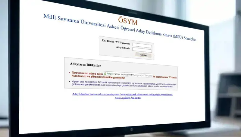 2025 MSÜ Sınav Sonuçları Açıklandı mı? ÖSYM AİS Üzerinden Sorgulama Nasıl Yapılır?