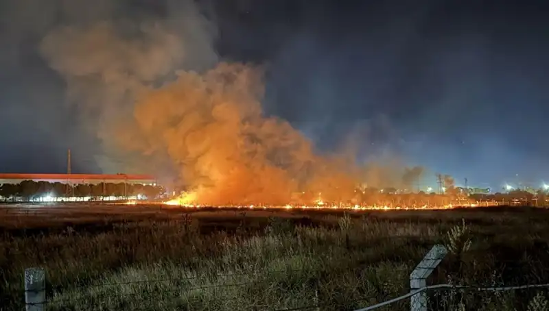 İzmir'de Gece Yarısı Gündeme Gelen Yangın: Panik İçinde Yükselen Alevler
