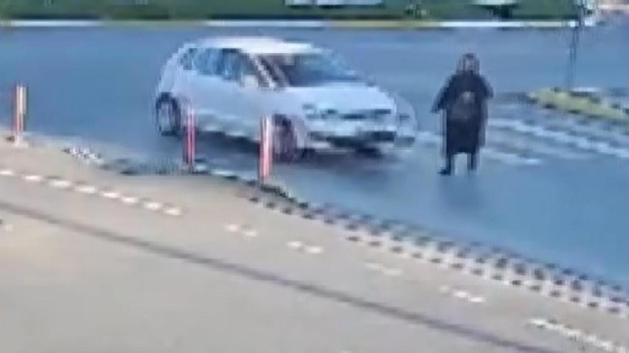 Yaralanan Sürücüye İki Ayrı Kaza Anı
