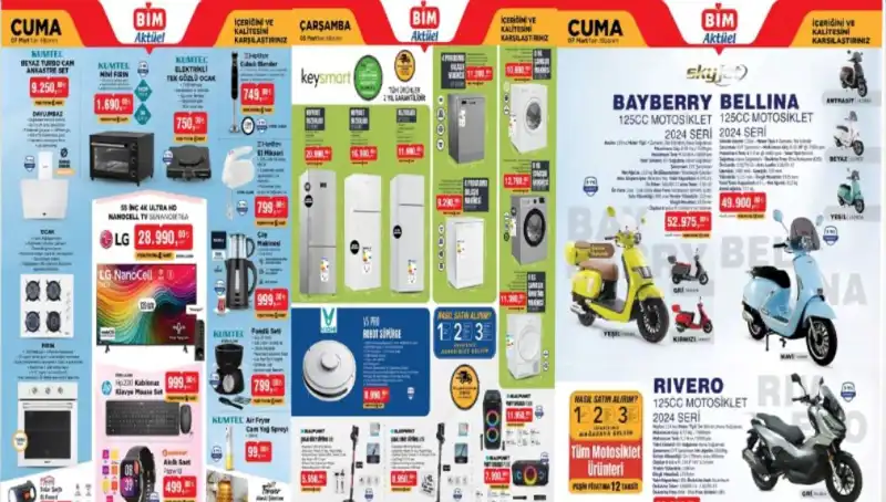 BİM'de Büyük İndirimler! 4-7 Mart Aktüel Ürünler Kataloğu ile Tasarruf Zamanı
