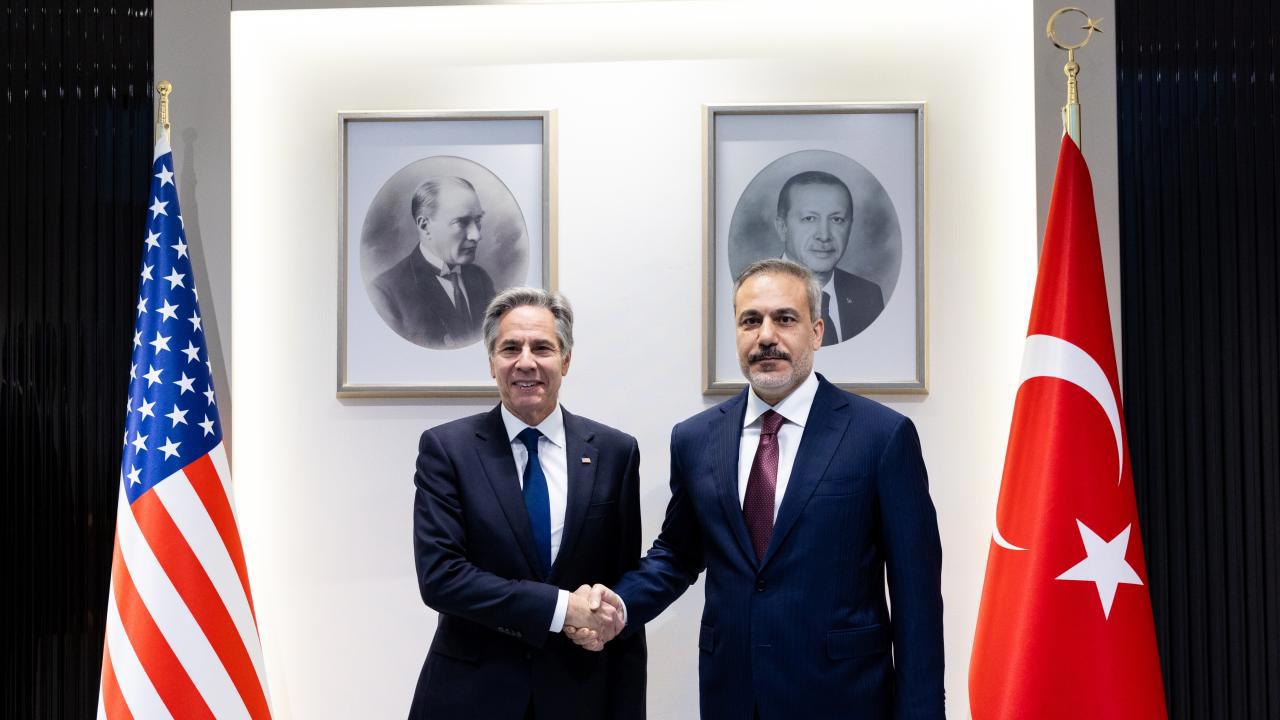 Bakan Fidan, ABD Dışişleri Bakanı Blinken İle Görüştü